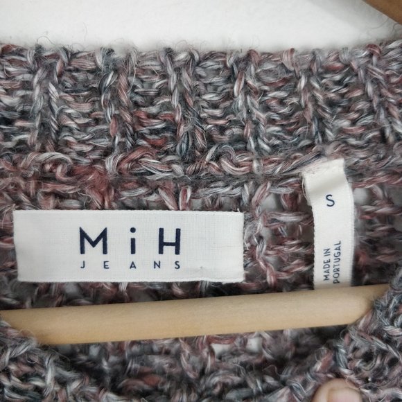 Anthropologie Mih Jeans Linen Bell Marled Sweater - Picture 10 of 10